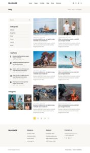 Munfarid - A HTML Template For Blog & Shop